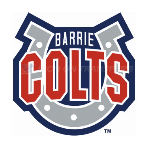 Barrie Colts Iron-on Stickers (Heat Transfers)NO.7313